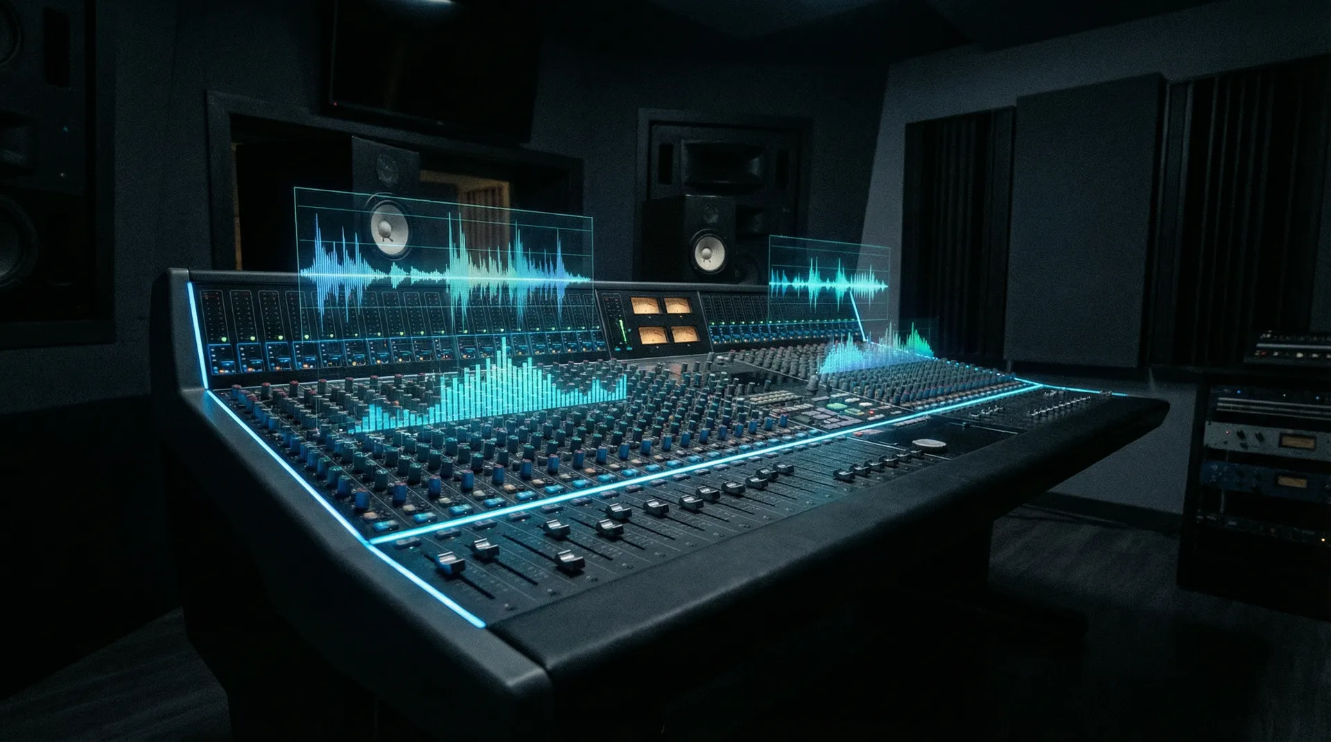 金诚官网 专业录音棚混音台与频谱可视化